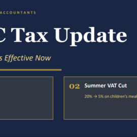 HMRC Tax Update : Important Changes Effective Now